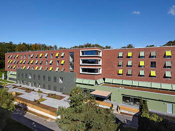Offen zum Tag der Architektur: Ersatzneubau der Klinik Sonnenblick in Marburg. Foto Jochen Stueber